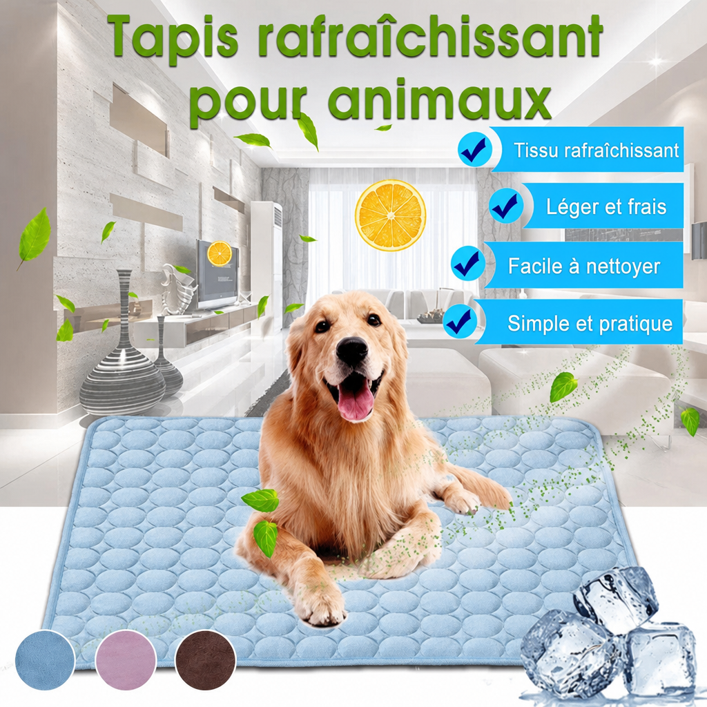 Tapis rafraîchissant pour animaux — bénéfices